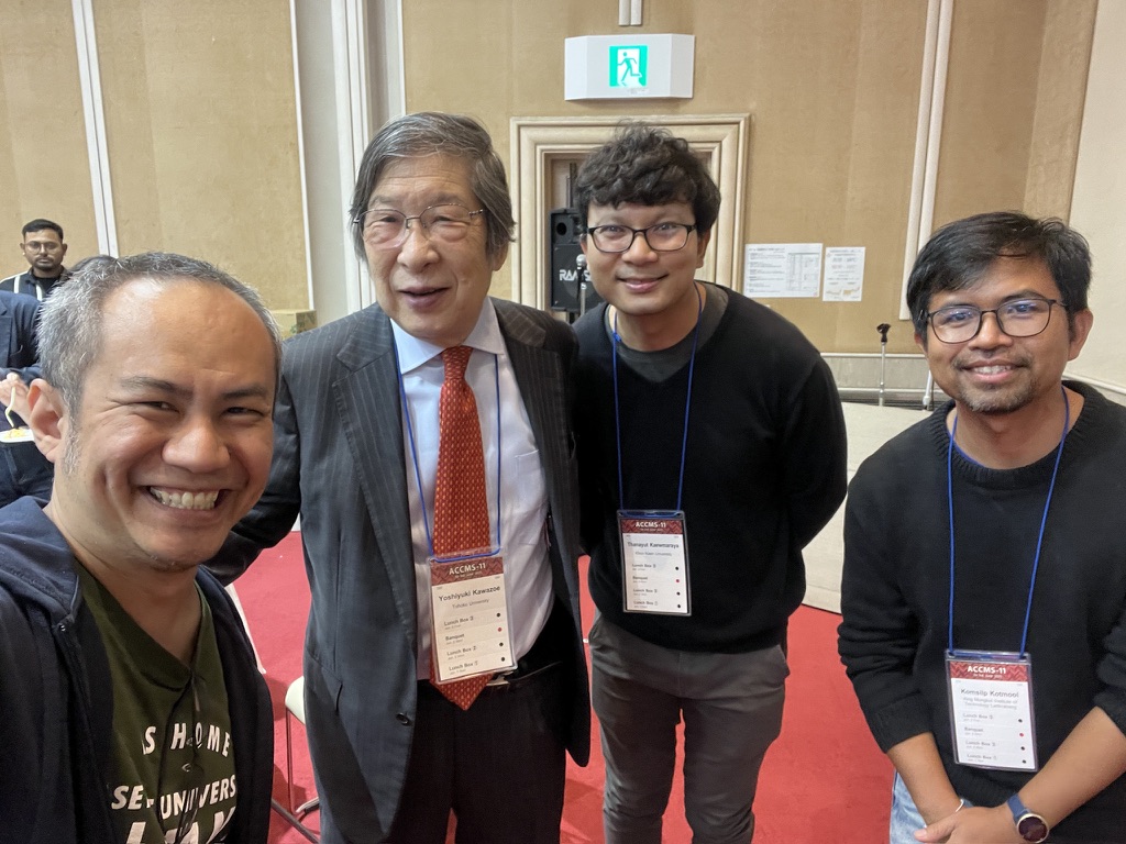 Meeting colleagues at ACCMS-11