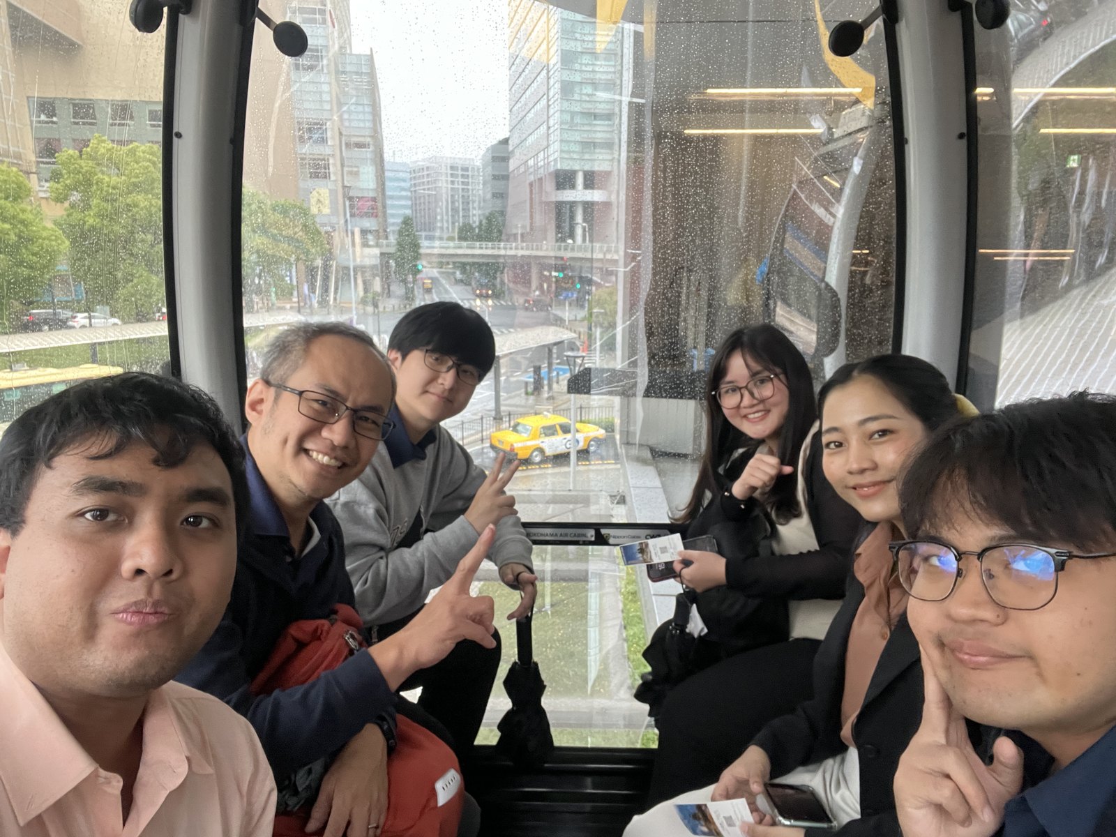 Computational Materials Unit members exploring Yokohama